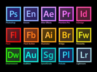 This is a photo of adobe's icons 